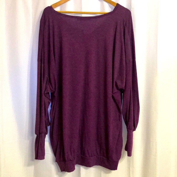 Zanzea Long Sleeve Purple V-Neck women’s Blouse - Picture 2 of 5